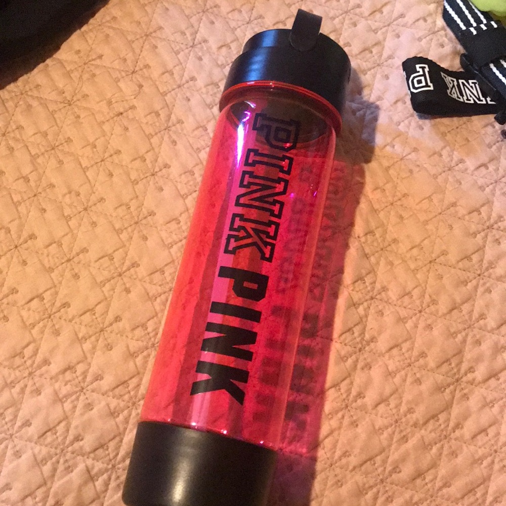 Pink water bottle